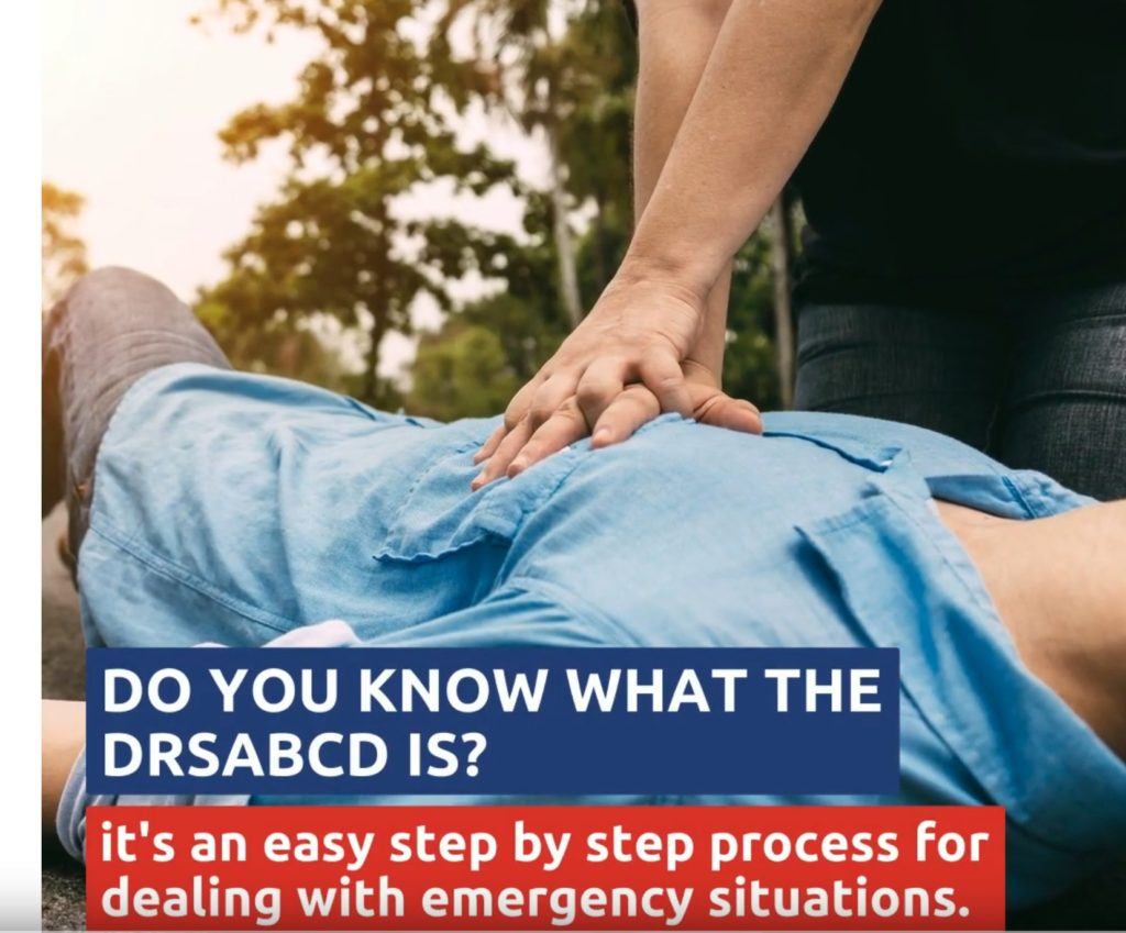 person performing cpr