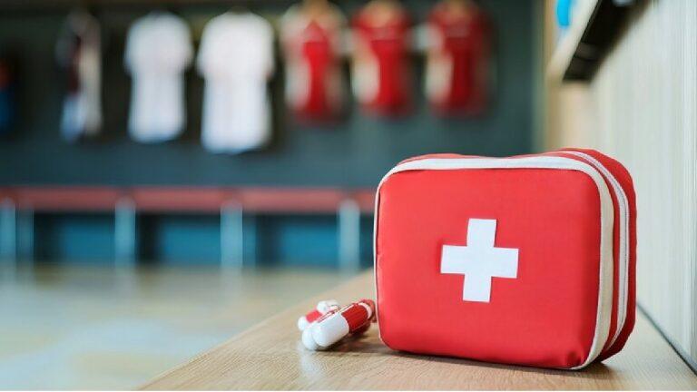 Sports First Aid Kit in change room