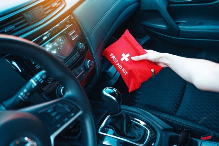 Putting a first aid kit in your glovebox