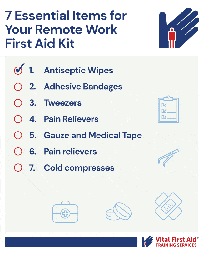 essential items for your remote work first aid kit